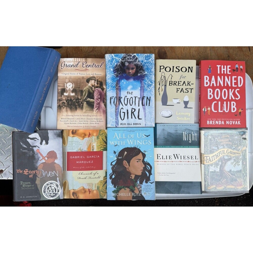 Lot Of 8 Books Mixed Authors And Genres HC/PB Books